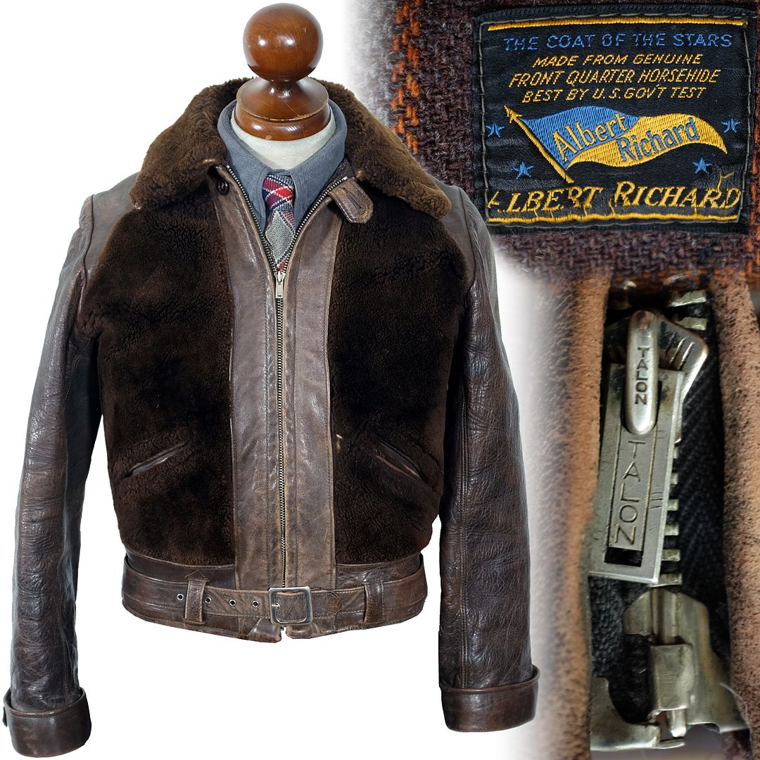 1930s Albert Richard Grizzly jacket | Vintage-Haberdashers Blog 