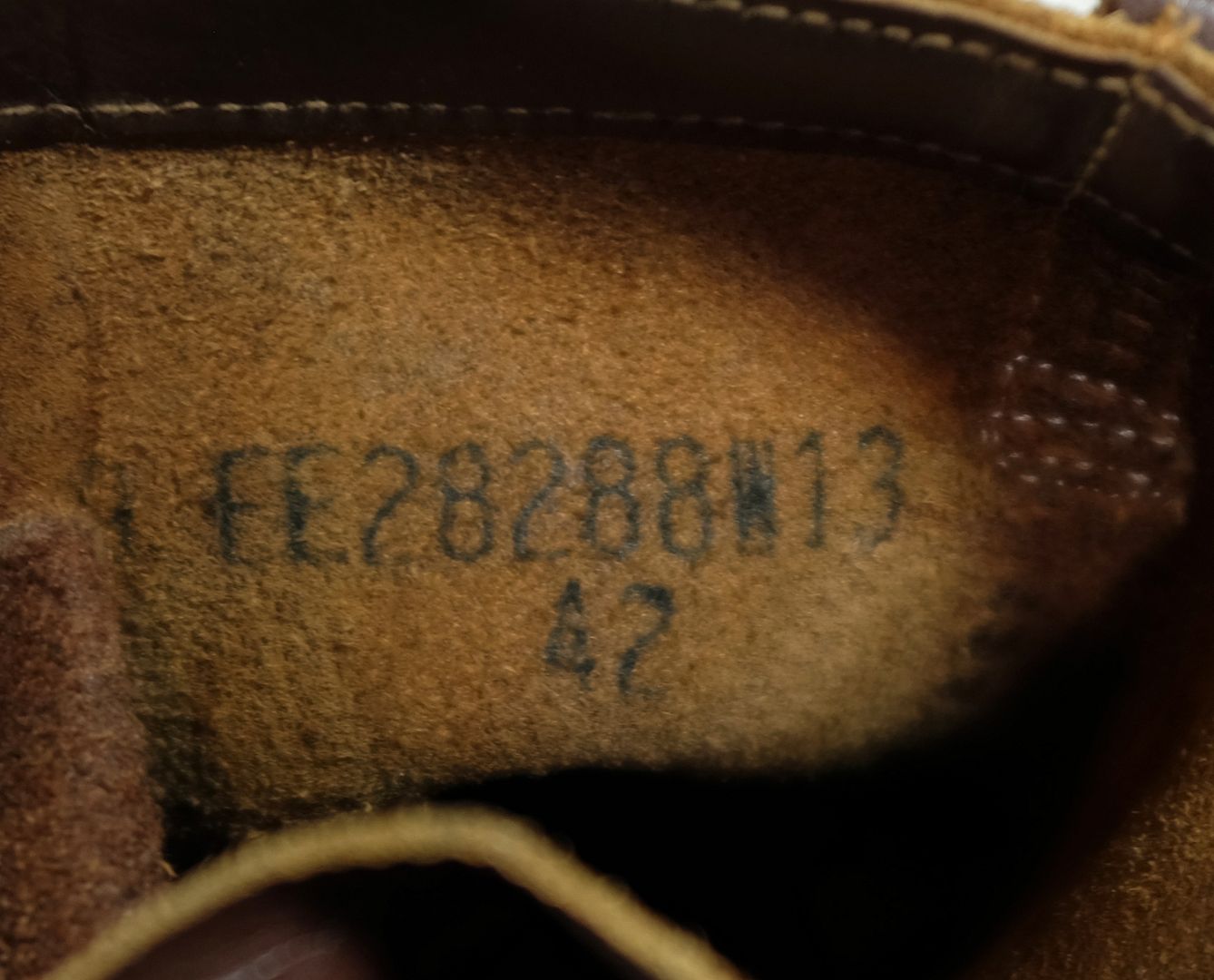 Vintage 1950s Star Brand Work Boot 8EE men's workwear leather shoe