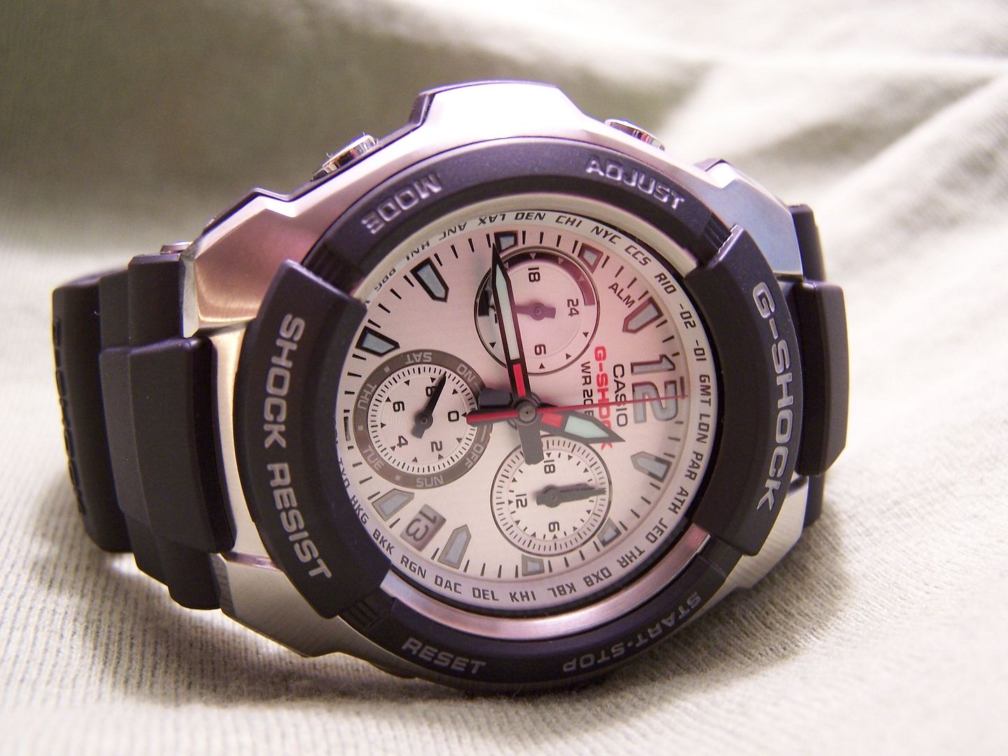 Which of your (nondigital) watches has the most functions?