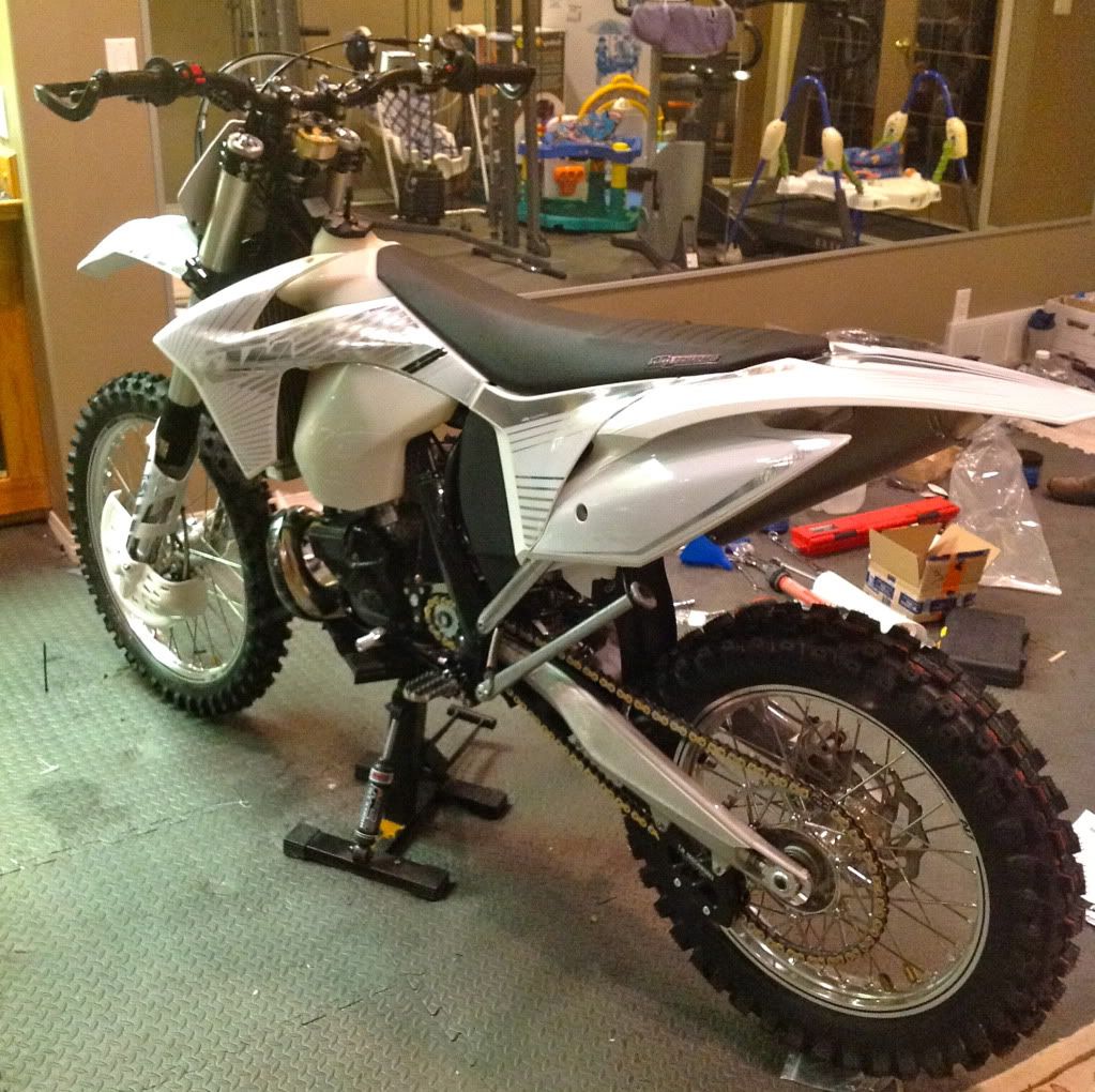 White plastics for 2013 300 XC-W, Anyone have Part #'s - KTM 2-Stroke