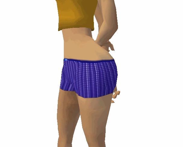 Enhanced hips Shorty Shorts.gif
