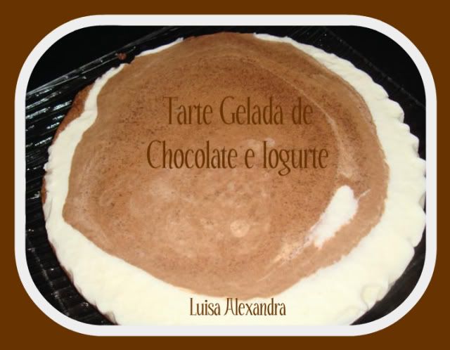 Tarte Gelada de Chocolate e Iogurte