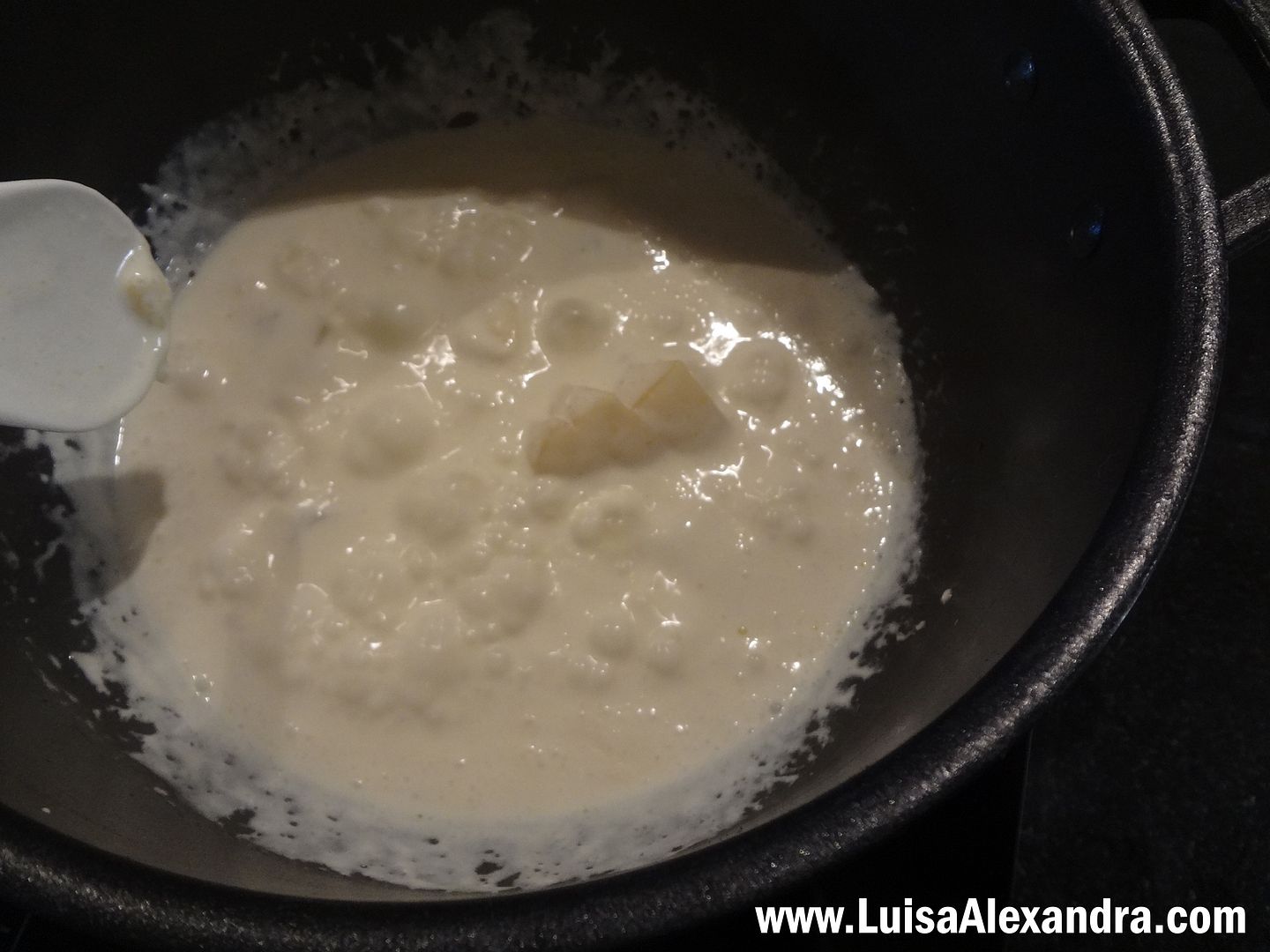 Tagliatelle com Molho de Nata e Queijo Amanteigado e Camar photo DSC05517.jpg
