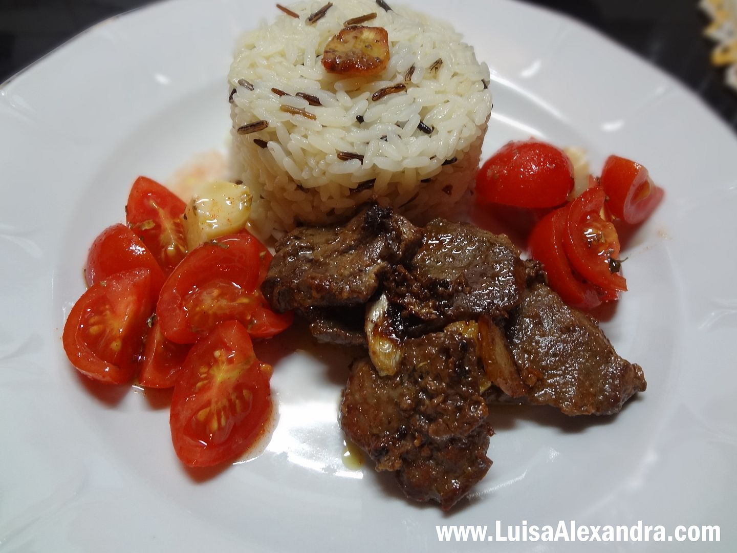Arroz Selvagem Mix com Iscas na Frigideira photo DSC07192.jpg