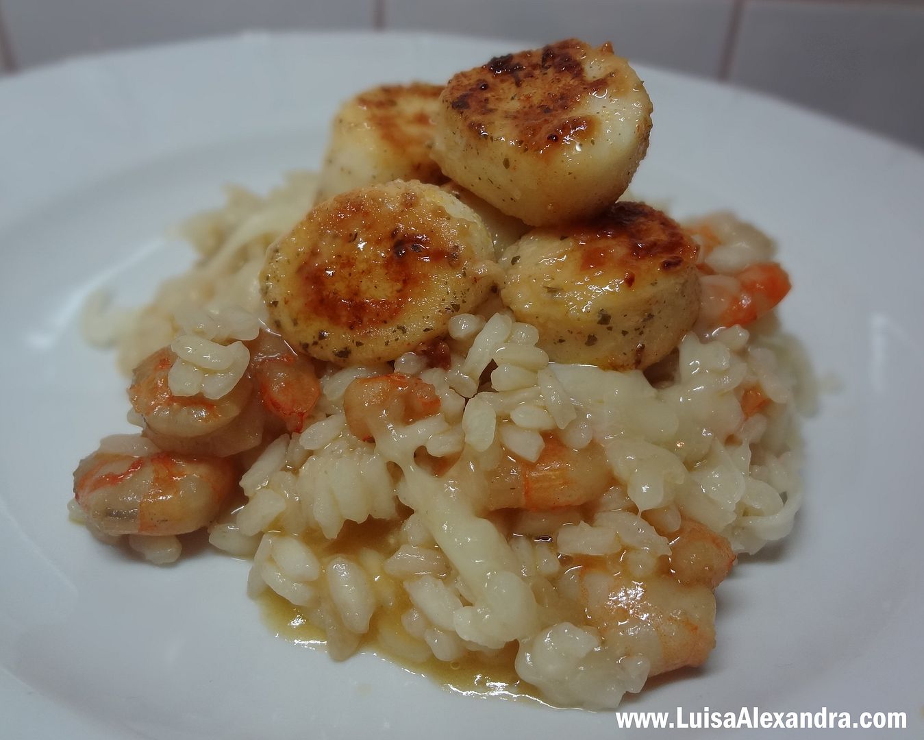 Risotto de Camarao com Perolas do Mar Salteadas photo DSC01157.jpg