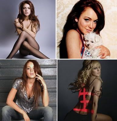 Обои с Lindsay-Lohan