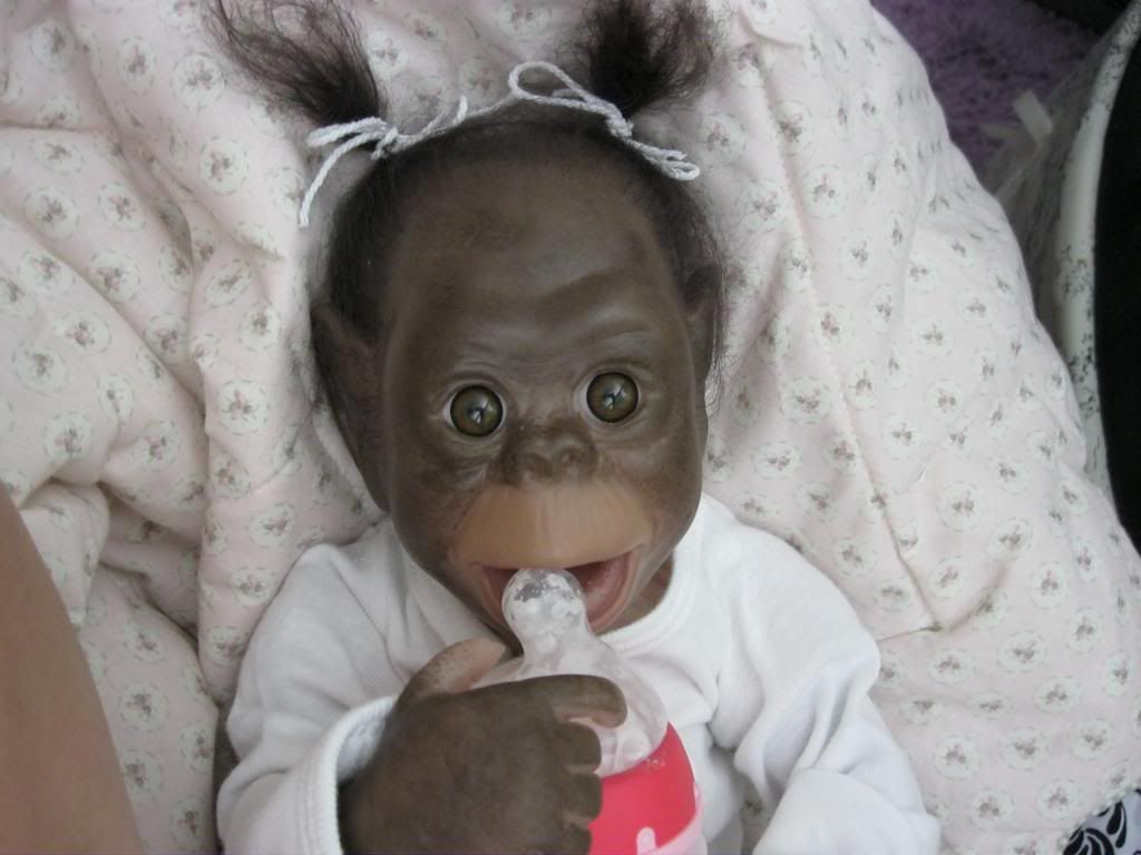 reborn gorilla doll