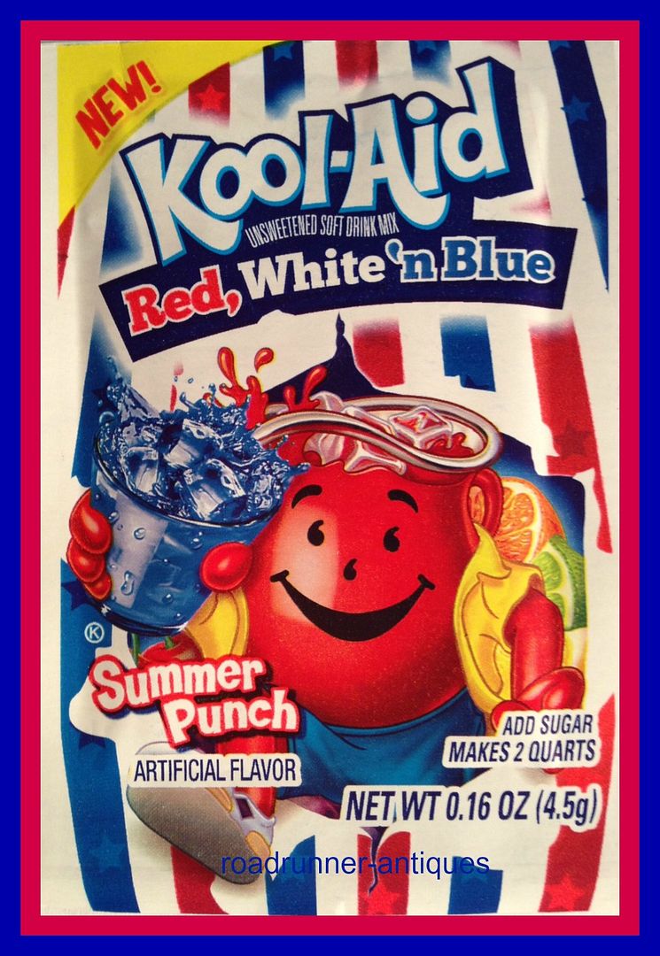 20 KoolAid Red,White,Blue Drink Mix Gluten Free Extremely Rare eBay
