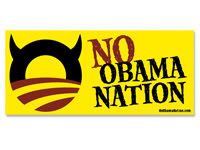 No Obama Nation bumper sticker