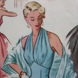 1950's woman in dress