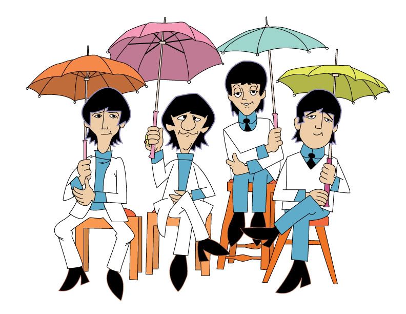 Beatles Cartoon Images