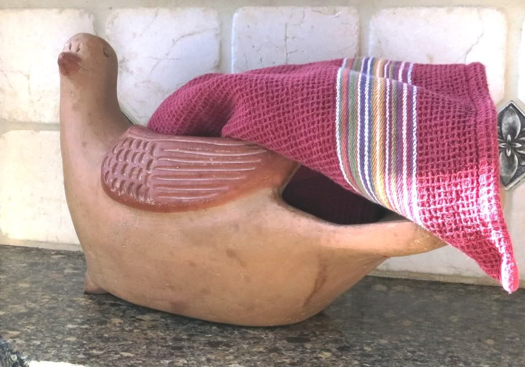 Dish towel holder