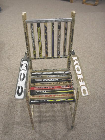 How to Make a Hockey Stick Chair