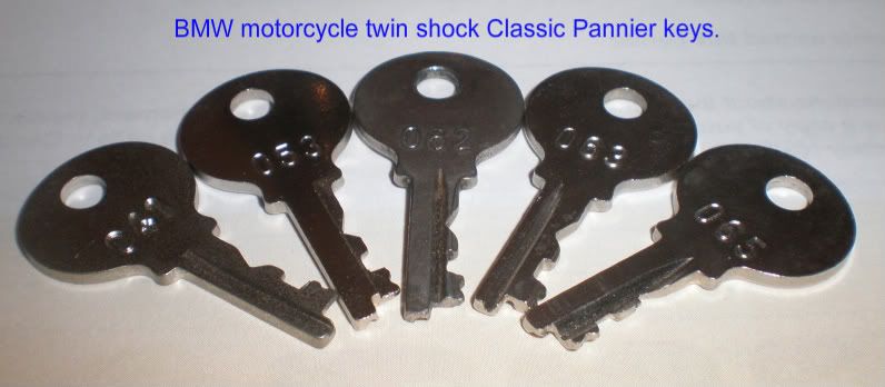 Bmw krauser pannier keys #5