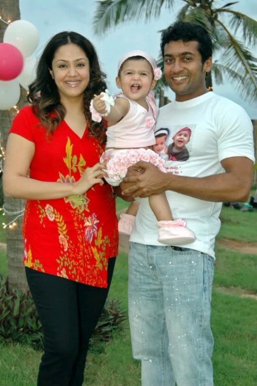 Tamil Actor Surya Family