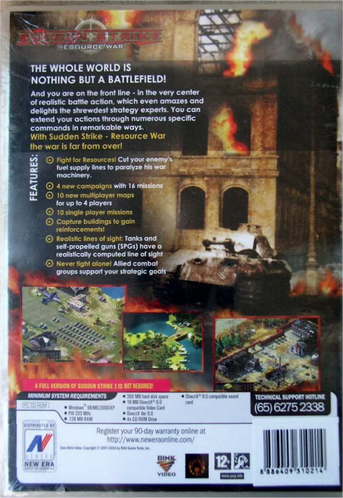 SUDDEN STRIKE Resource War Fireglow PC CD GAME new | eBay SUDDEN STRIKE Resource War Fireglow PC CD GAME new | eBay