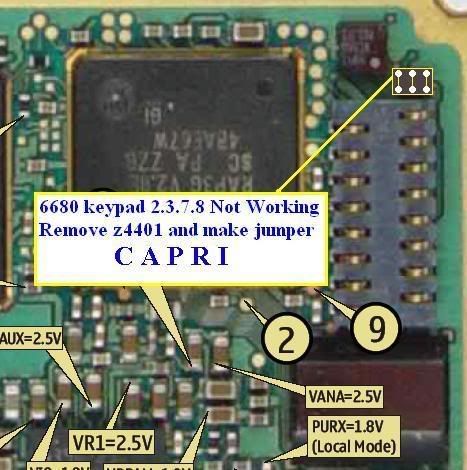 6670-7610 keypad outer trackyx8