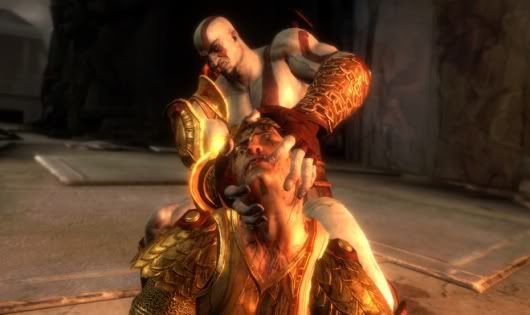 Lesser writers would take a page from Chappelle show song book and make a caption like, "Is Kratos gonna have to decapitate a bitch?" I'm not going to do that.