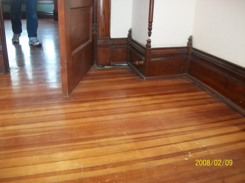 Uneven Floors And Baseboards Just Around The Chimney The