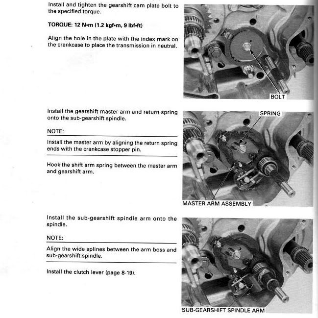1999 Honda foreman es shifting problems #3