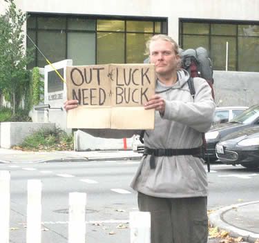 AussiE-media : The Top 10 Funniest Homeless signs