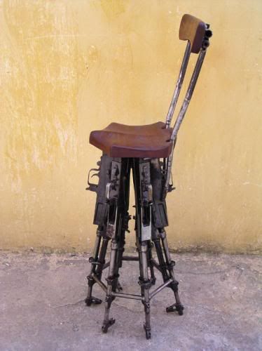 AussiE-media : weapon sculptures and furniture