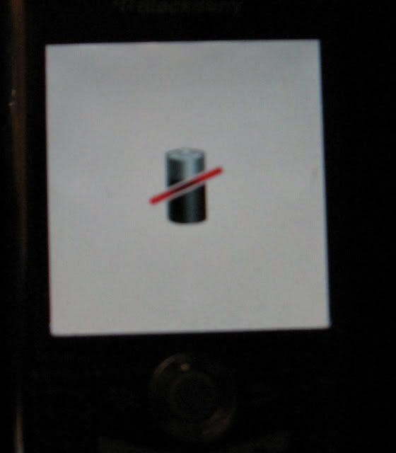 Blackberry Battery Screen
