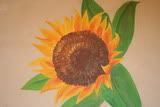 Hand Painted "Sunflower" Reusable Canvas Shopping Bag