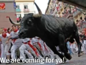 bull running siggy Pictures, Images and Photos