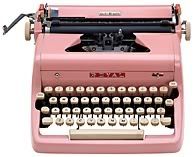 pink typewriter Pictures, Images and Photos