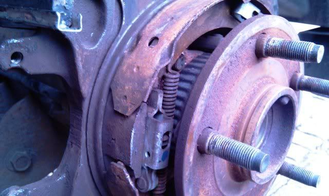Replace parking brake shoes jeep grand cherokee
