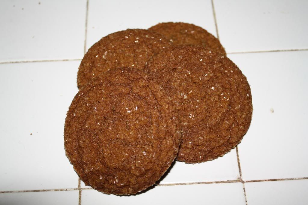 molassas ginger cookies