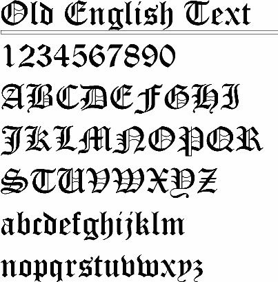  Fashioned Sayings on Old English Letters Graphics Code   Old English Letters Comments