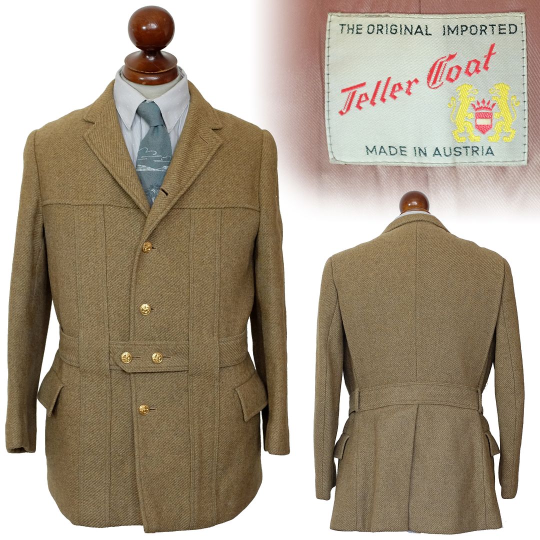 1960s Teller tweed norfolk jacket | Vintage-Haberdashers Blog