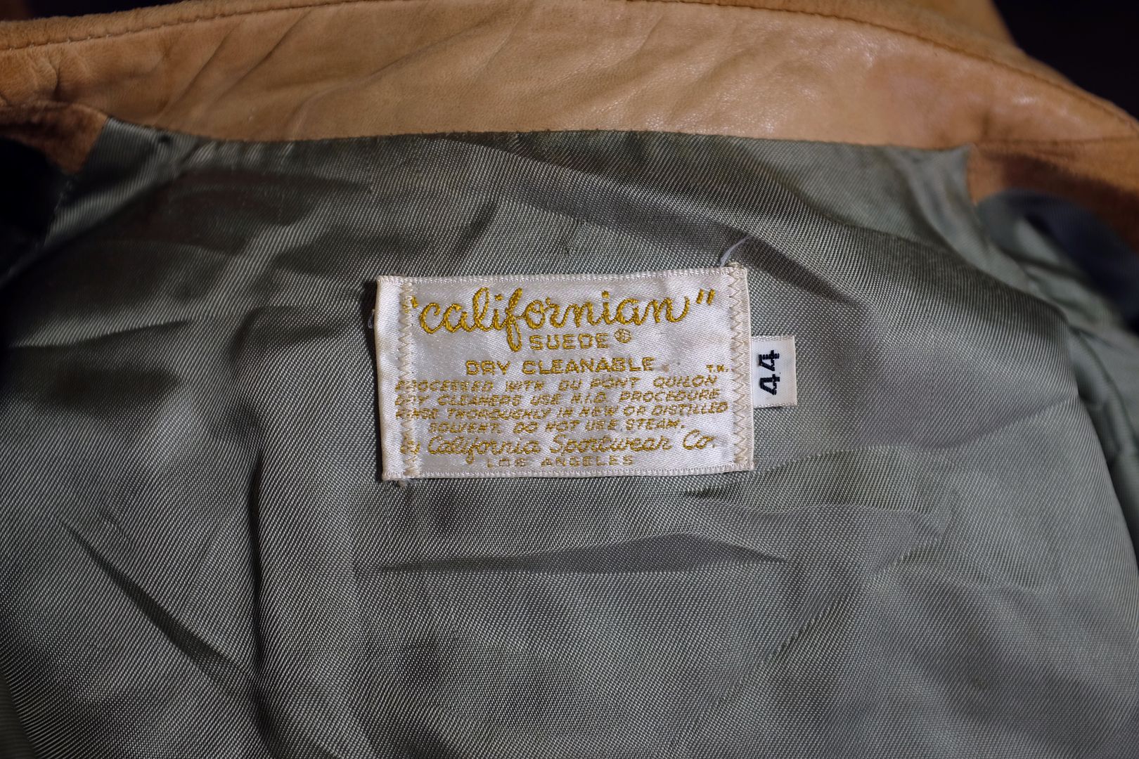 Californian leather jacket | Vintage-Haberdashers Blog