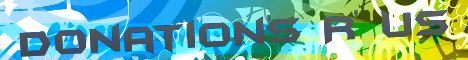 Donations R' Us banner