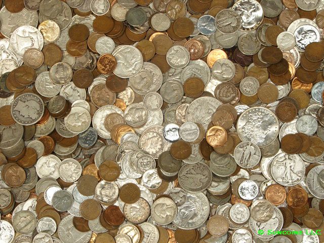 1/2 POUND OLD UNSEARCHED USA COIN LOTS WITH SILVER ***THE BEST MIX ON EBAY***