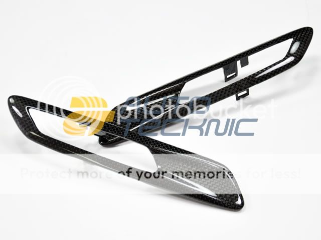 2011 up BMW 5 SERIES CARBON FIBER FENDER LIGHT TRIM F10  