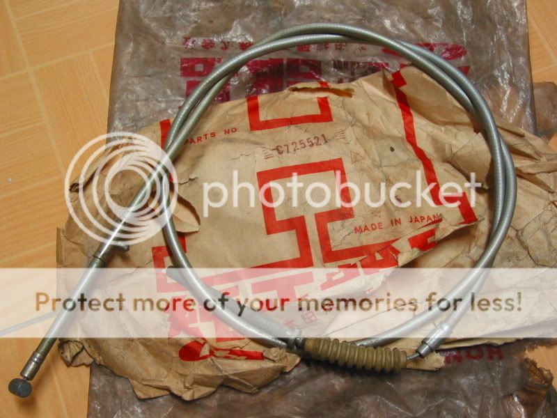 Honda Benly Lowbar C72 C77 CA77 Front Brake Cable NOS  