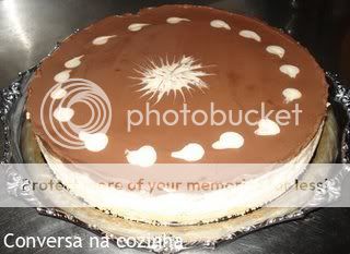 Torta Mousse de Banana com Chocolate