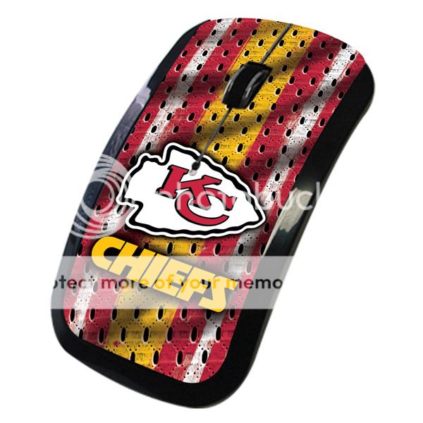 Kansas City Chiefs NFL Team Promark Wireless Mouse