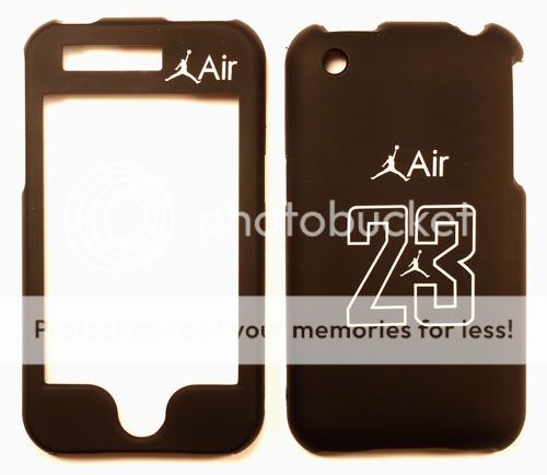 Air Jordan Black iPhone 3 3G Faceplate Case Cover Snap On  