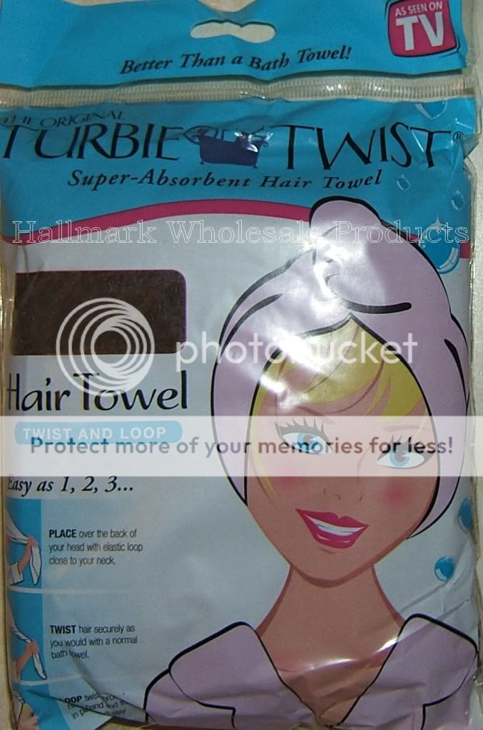 NEW TURBIE TWIST HAIR TOWEL SALON WRAP TURBAN TURBIN BATH TWISTY 